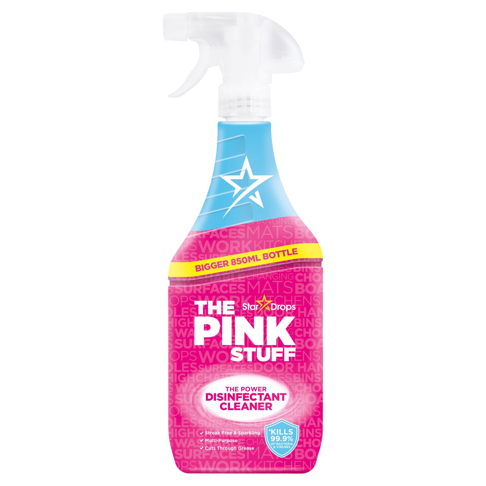 Star Drops The Pink Stuff Disinfectant Cleaner 850ml Star Drops The Pink Stuff Disinfectant Cleaner 850ml